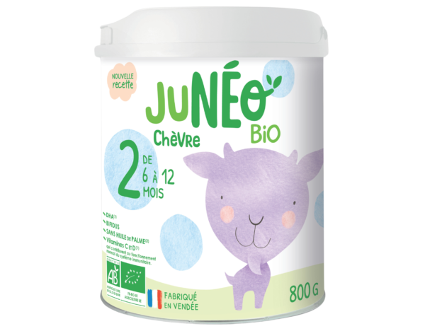 Juneo bio chèvre 2ème âge 6-12 mois